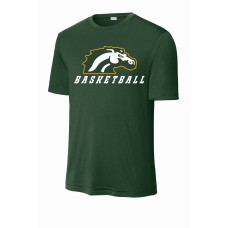 Montville Broncos Basketball Sport-Tek® PosiCharge® Competitor™ Tee "Bronco Head Design"